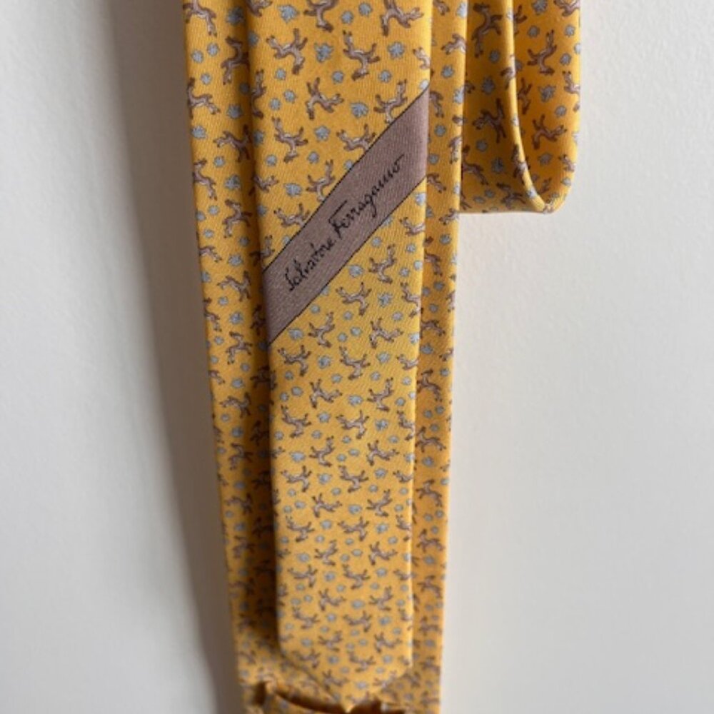 Ferragamo 100% Silk Tie